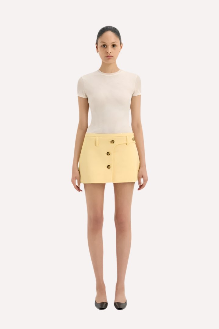 Sandrine Button Mini Skirt by SIR. – Style Room au