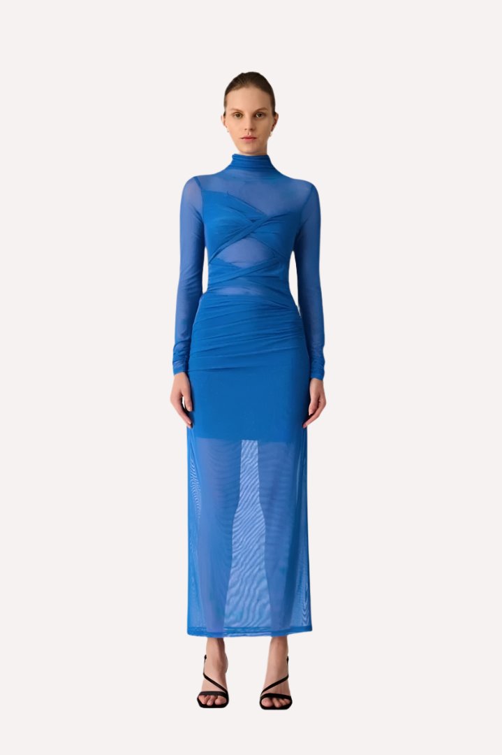 Madigral Mesh Midi dress by MISHA