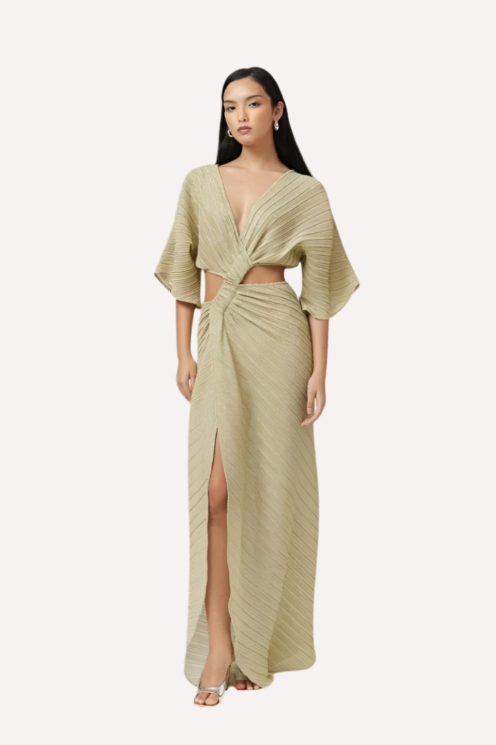 Stevie Crossover Midi Dress by SUBOO