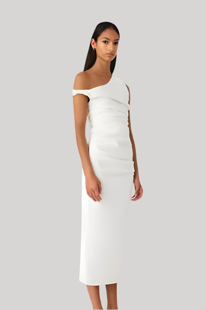 Alaska Crepe Midi Dress by MISHA