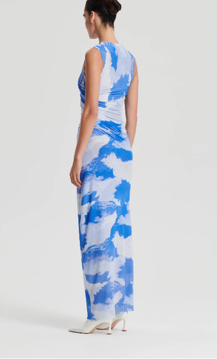 Italian Cloud Print Dress by SCANLON THEODORE