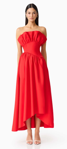 Laurel Sleeveless Maxi Dress In Red by ELLIATT