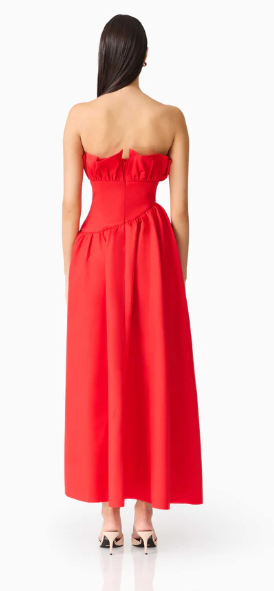 Laurel Sleeveless Maxi Dress In Red by ELLIATT