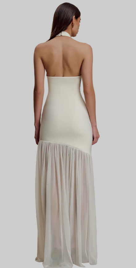 Aubree dress in Ivory by MESHKI