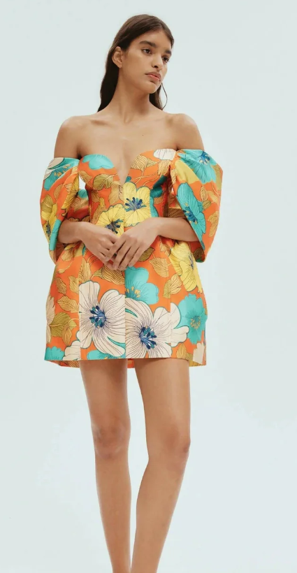 Piato Sculpt Mini Dress by ALEMAIS