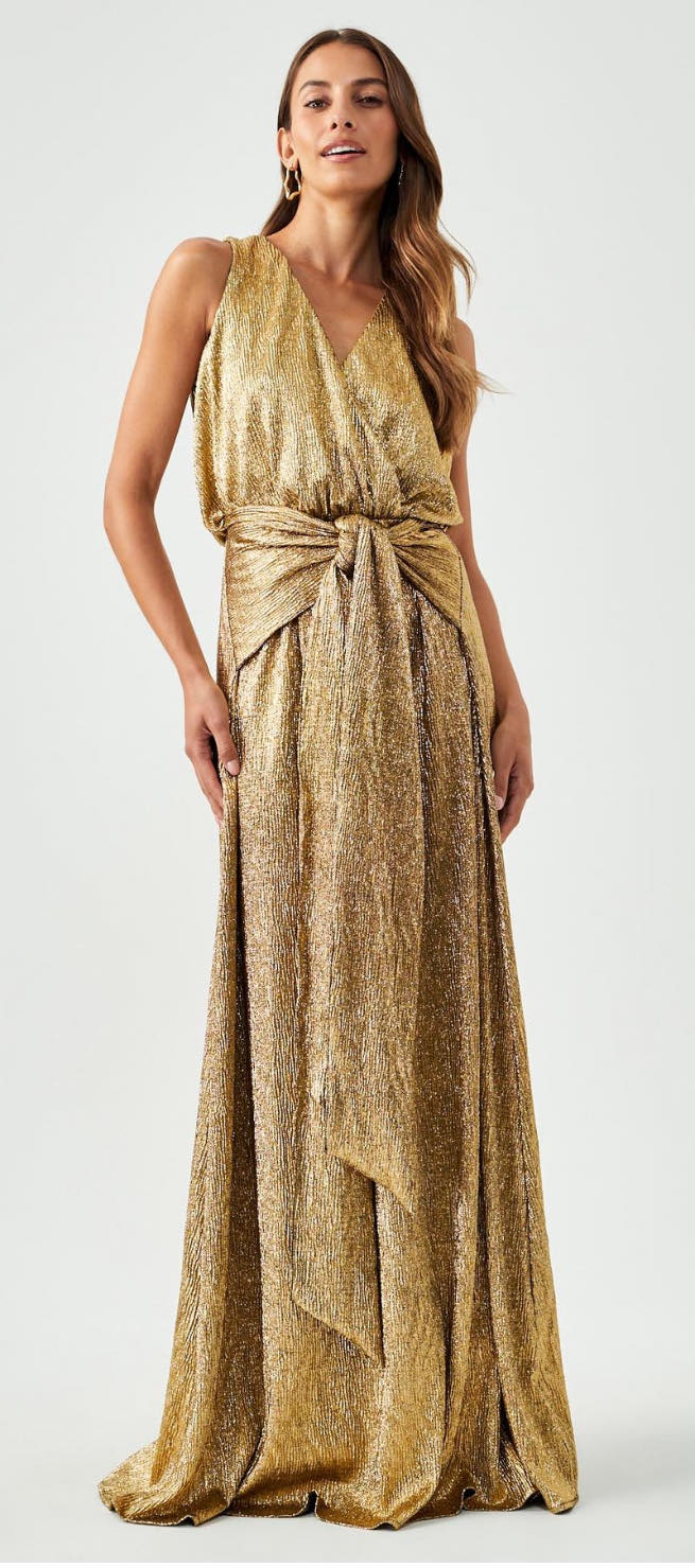 Betty Maxi Dress Gold by Tussah