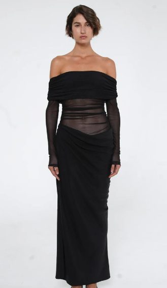 Yasmin Off-Shoulder Maxi Dress by BENNI